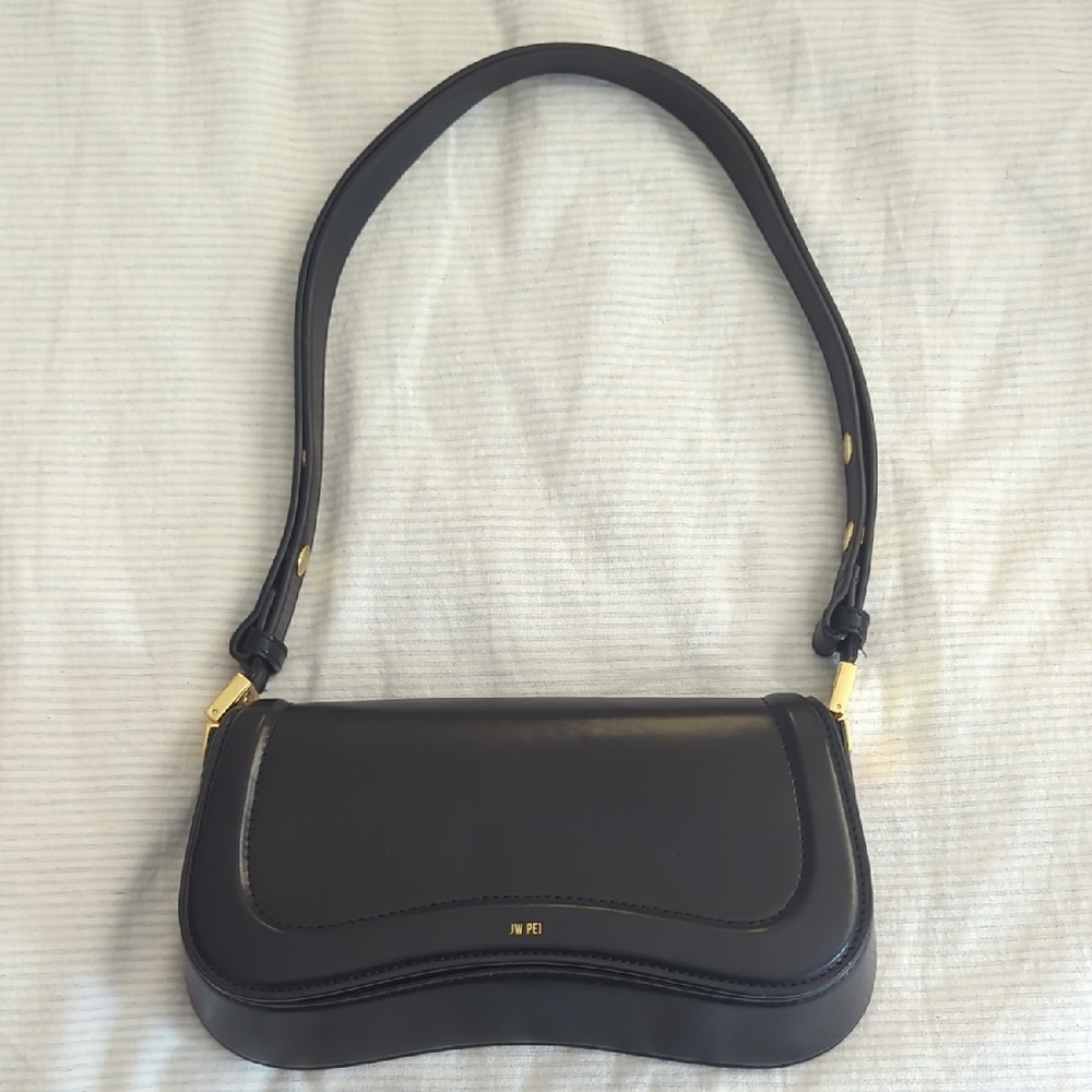 JW PEI Elegant Black Shoulder Bag